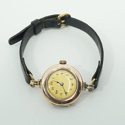 9ct Rose Gold Ladies Wrist Watch