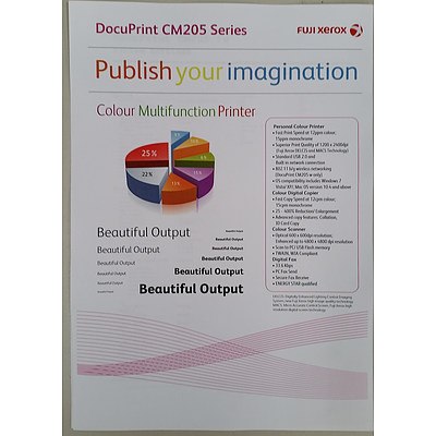 Fuji Xerox DocuPrint CM205fw Multifunction Colour Laser Printer