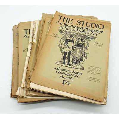 Group of Various Collectable Magazines Including The Connoissevr and The Studio