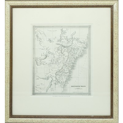 Framed Map of NSW
