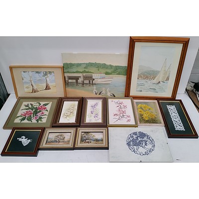 Framed Paintings and Prints - Lot of 13