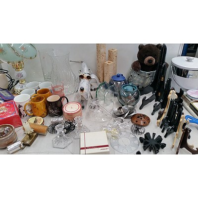 Selection of Ornaments, Candles and Figurines