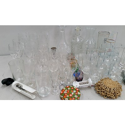 Selection of Drink Ware and Bar Ware