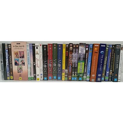 DVD's of Movies, Music and Television Series - Lot of 100