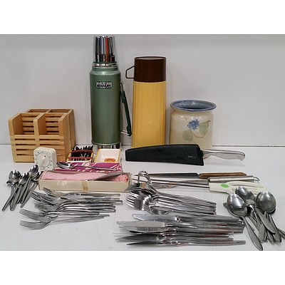 Selection of Kitchenware, Utensils, and Cutlery