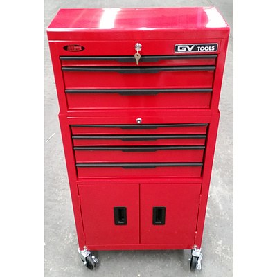 GV Tools 7 Drawer Tool Chest Combo  - Demonstration Model