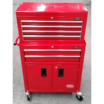 SCA 6 Drawer Tool Chest Combo  - Demonstration Model