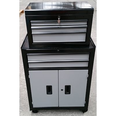 Stanley 5 Drawer Tool Chest Combo  - Demonstration Model