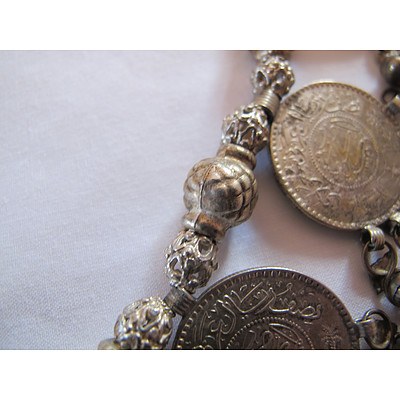 Silver Coin Necklace