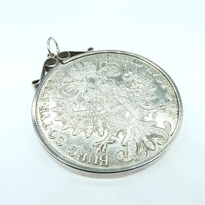 Sterling Silver Australian Imperial Coin Pendant