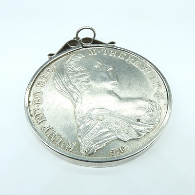 Sterling Silver Australian Imperial Coin Pendant