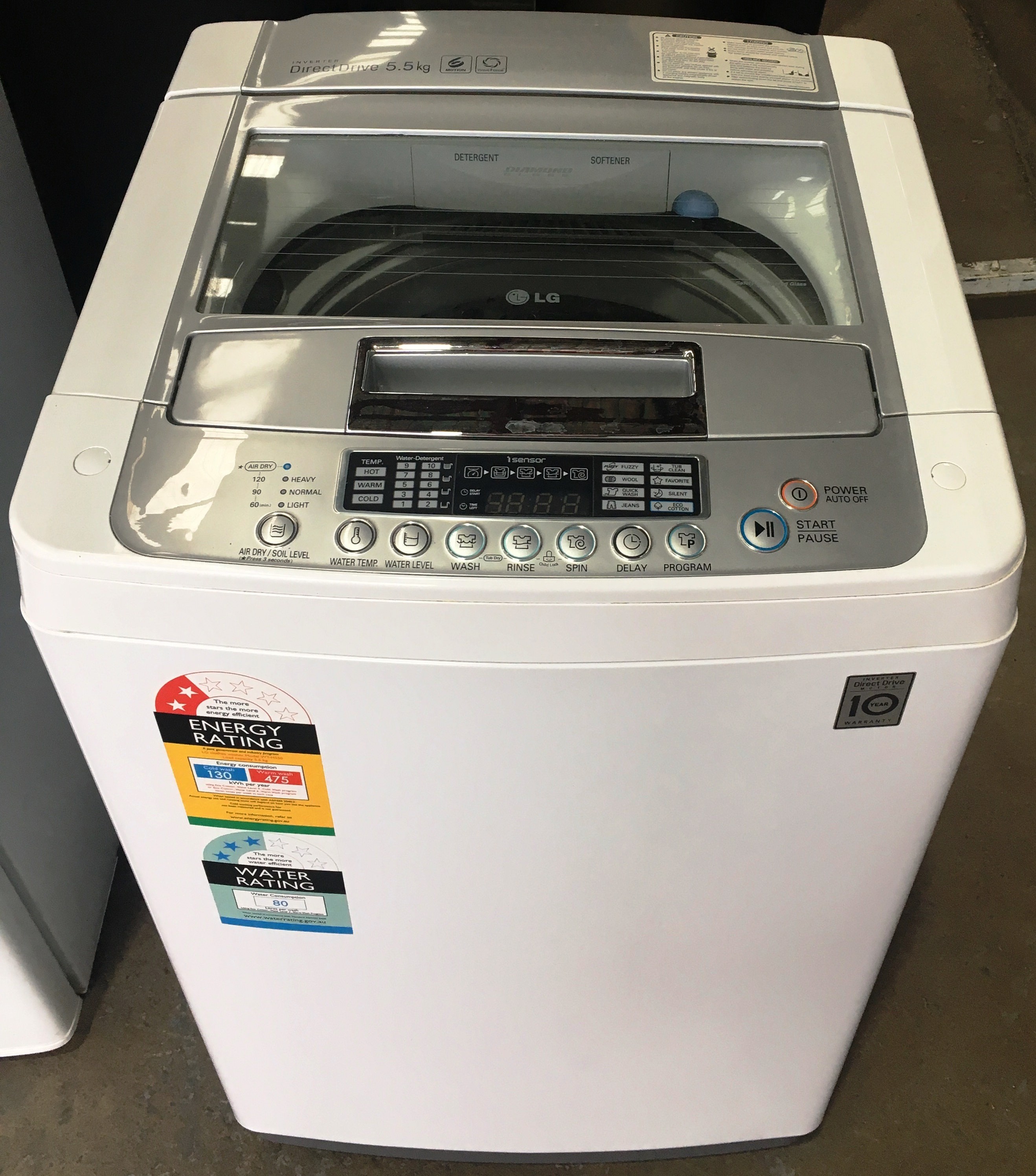 5.5 kg top loader washing machine