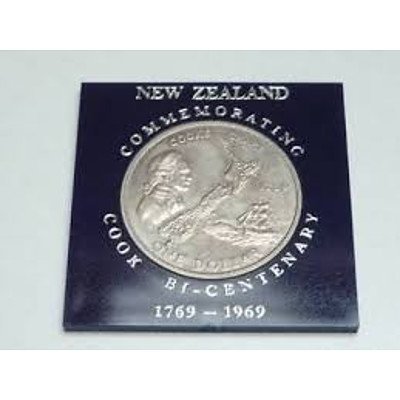 NZ 1969 Dollar - Cook Commemorative