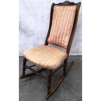 Antique Beech Rocking Chair