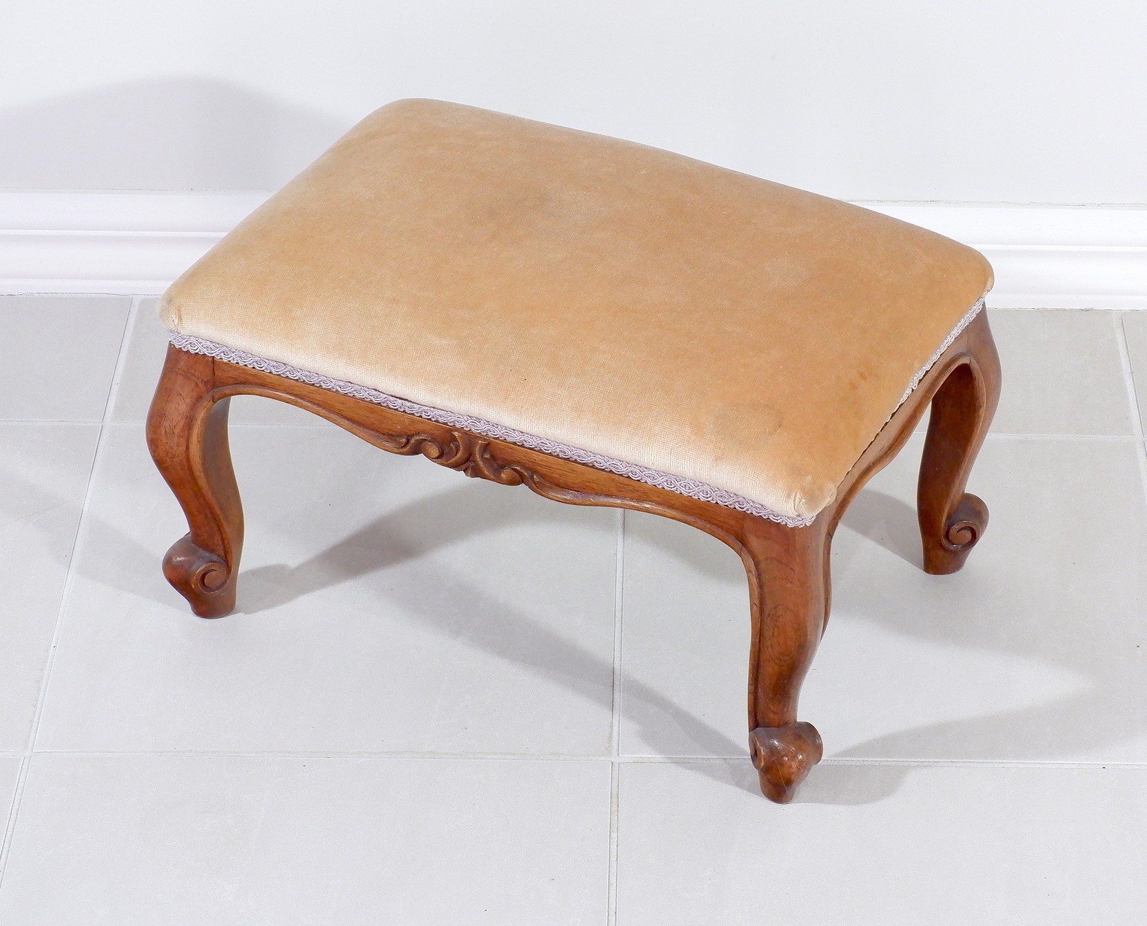 'Vintage Cedar Footstool'