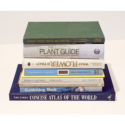 Large Group of Books, Including Gardening, History, Novels and More 