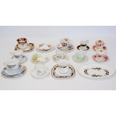 Various English China Cups, Saucers, Plates etc 