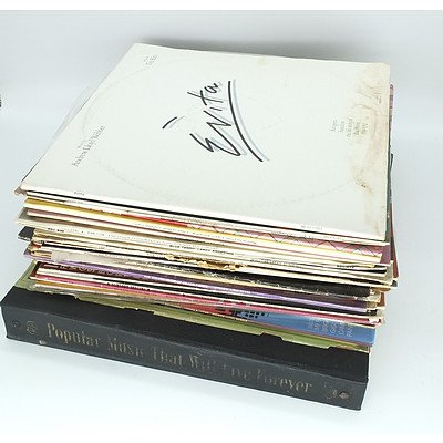 Group of Records, Including Evita, King and I, When Little Violets Bloom, and More 