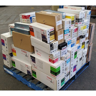 Pallet Lot of Toner Cartridges