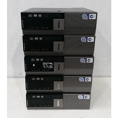 Dell OptiPlex 960 Core 2 Duo Computer - Lot of Five