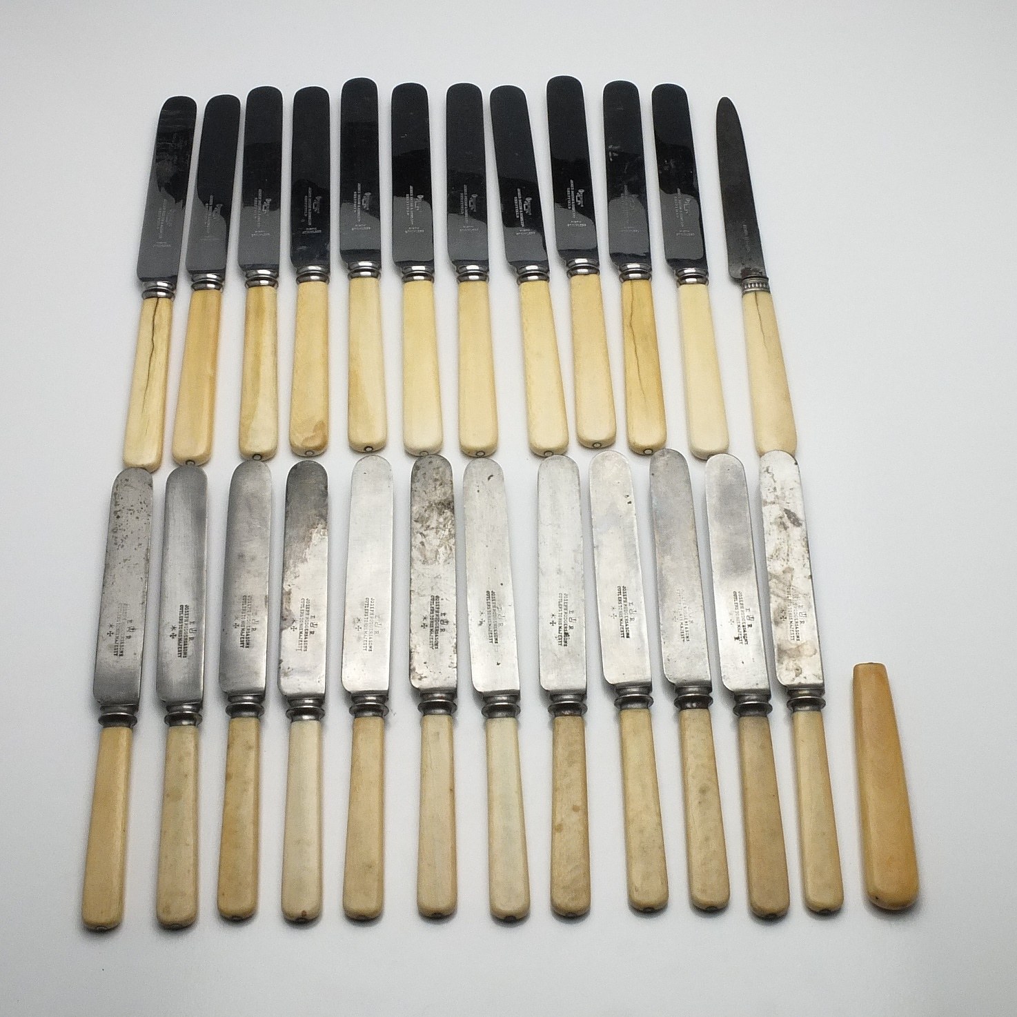'Group of Ivory Handled Knives, Including James Dixon and Son, Joseph Rodgers & Sons and More'