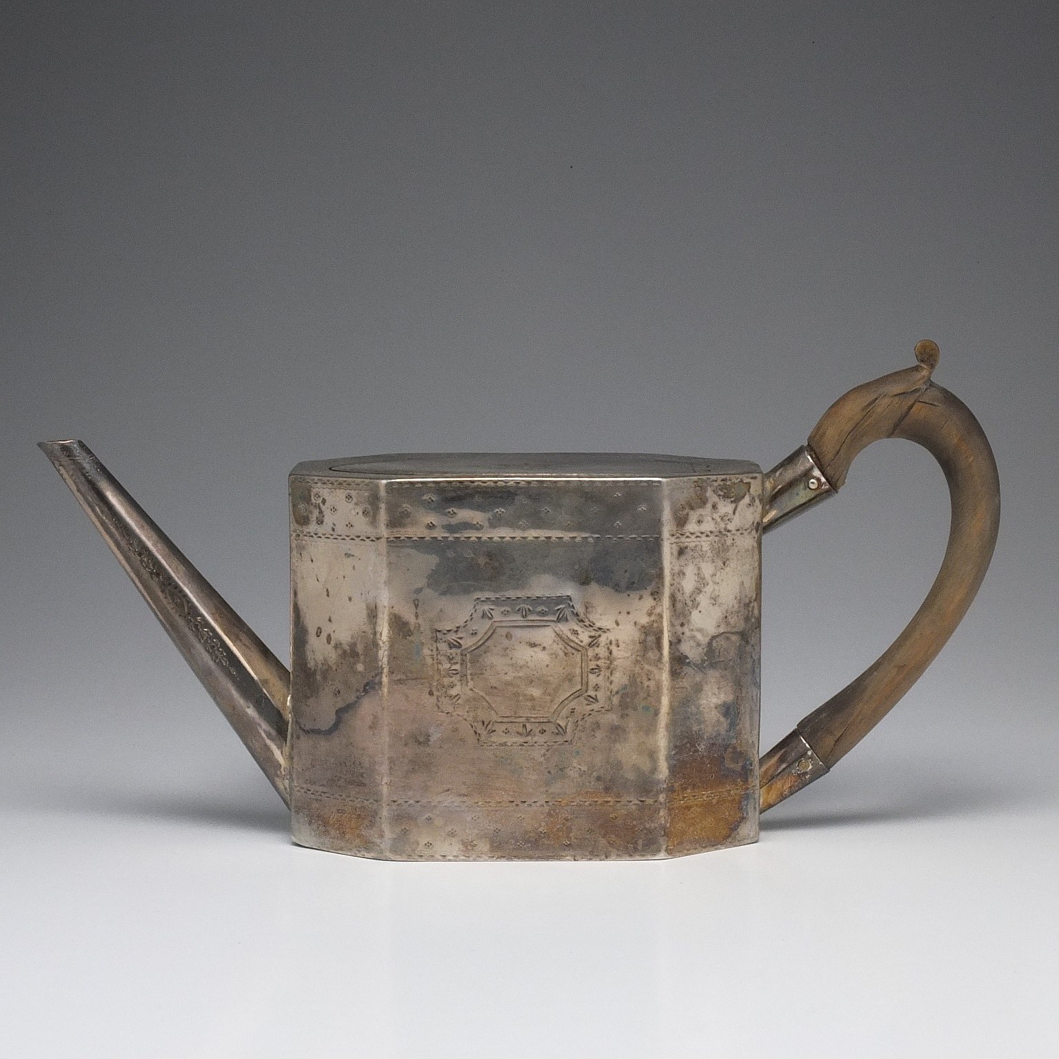 'George III Sterling Silver Teapot William Sumner I London 1788'