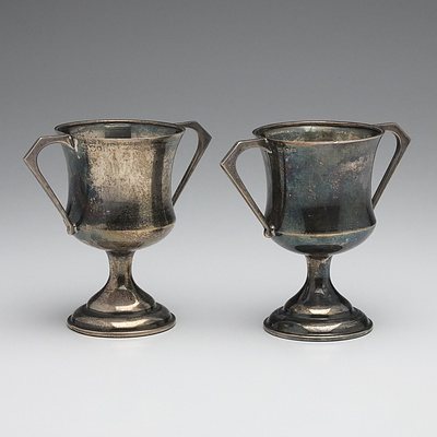 Two Small Scottish Silver Trophies