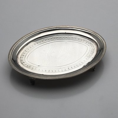 George III Sterling Silver Bright Cut Trivet Peter, Ann & William Bateman London 1801