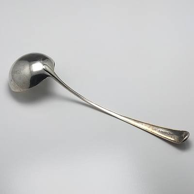 Large George III Sterling Silver Ladle Randall Chatterton London 1786