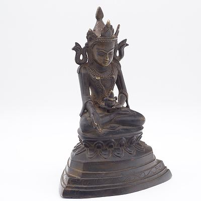 Bronze Figure of a Bodhisattva, 19th Century
