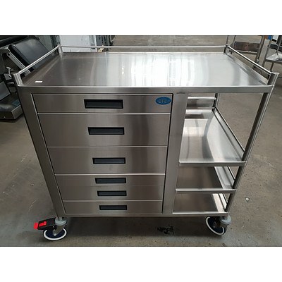 Elite Stainless Steel Medical Drawer Unit