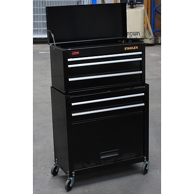 Stanley 5 Drawer Premium Tool Chest & Cabinet with Riser