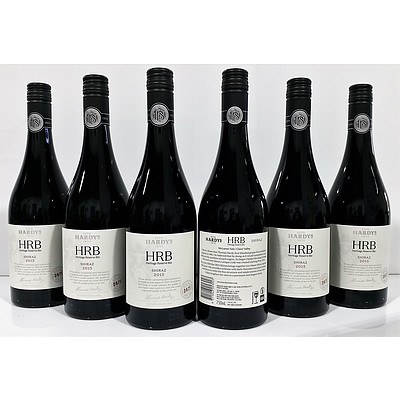 Case of 6 Premium Hardy's HRB 2015 Shiraz - RRP $180.00