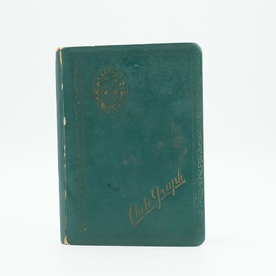 Vintage Autograph Book with Thirty Five Signatures, including Charlton Heston, Shirley Bassey, Frank Sinatra, Jane Russell, Johnny O'Keefe, Lita Roza And Many More 