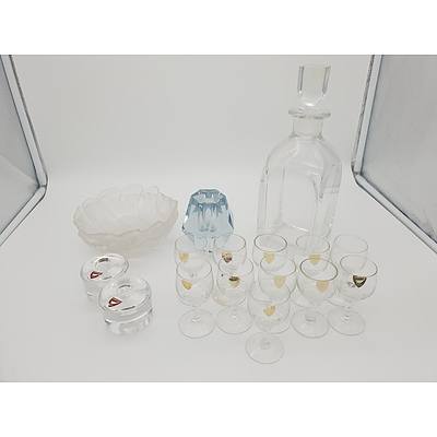 Various Signed or Labeled Orrefors Glassware