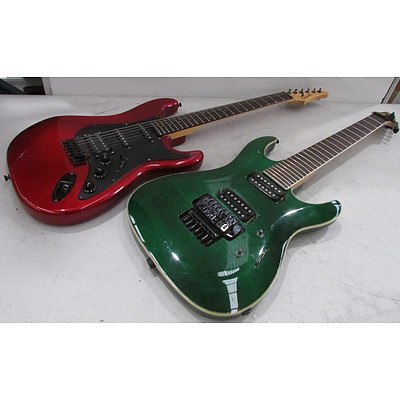 Samick & Rees Electric Guitars with Mini Amp