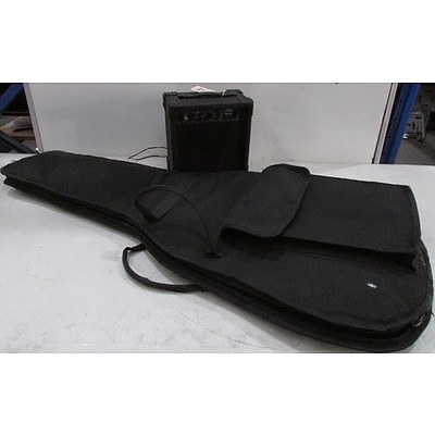 Samick & Rees Electric Guitars with Mini Amp