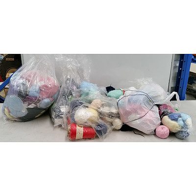 Bulk Lot of Brand New Balls of wool - RRP Over $600