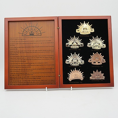 History of the Rising Sun Medallion Set