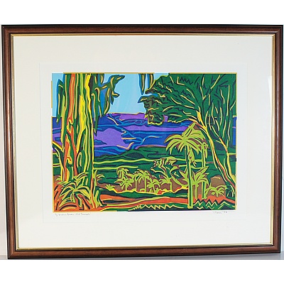 Clem Browne View from Mt Tomah Screen Print Edition 3/11