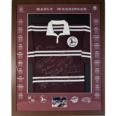 Manly Warringah Legends Limited Edition Memorabilia Jersey