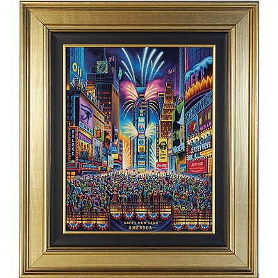 Unknown Artist New York! Signed Limited Edition Print