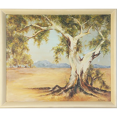 Three Australiana Original Oil on Boards Including Artists Essen, Josef Noawak, G Stone