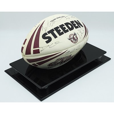 Manly Sea Eagles Football Signed by 2011 Premiership Team
