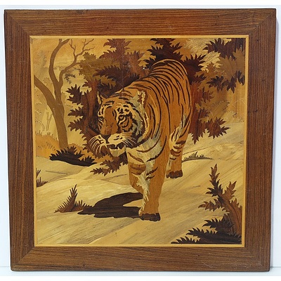 Marquetry Tiger