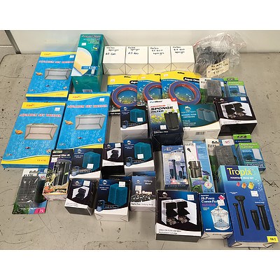 Large Collection of Fish Care and Aquarium Items - Brand New - RRP Over $350