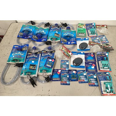 Large Collection of Fish Care and Aquarium Items - Brand New - RRP Over $250