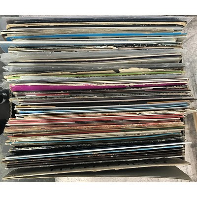 Assorted lot of Approx 70 Vinyl Records