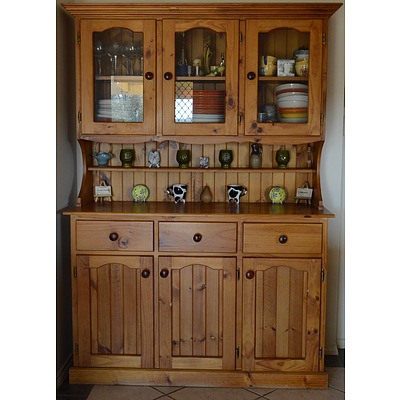 Pine Buffet and Hutch