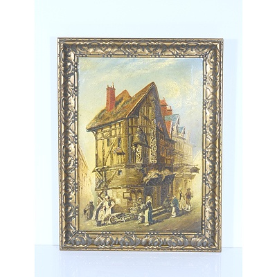 Antique Oil Painting of the House of Tree of Jesse